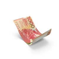 Falling 1000 Hong Kong Dollars Money Notes Currency Note PNG & PSD Images