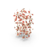Falling 1000 Hong Kong Dollars Notes Money PNG & PSD Images