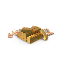Gold 1000 Hong Kong Dollarss Lots Money PNG & PSD Images