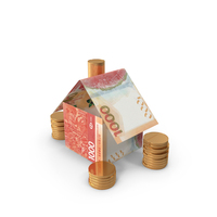 Home With 1000 Hong Kong Dollars Money Notes Currency Coins PNG & PSD Images