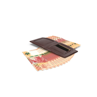 Leather Wallet Ground Bill 1000 Hong Kong Dollars Money PNG & PSD Images