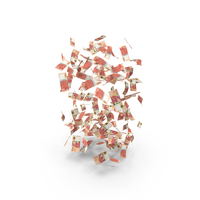 Money Falling 1000 Hong Kong Dollars Notes PNG & PSD Images