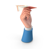 Paper Plane 1000 Hong Kong Dollars Note Hand Hold PNG & PSD Images