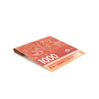 Single 1000 Hong Kong Dollars Proper Fold Ground PNG & PSD Images