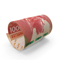 Single Note 1000 Hong Kong Dollars Money Fly PNG & PSD Images