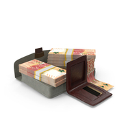 Wallet Bag Open Bill 1000 Hong Kong Dollars Money PNG & PSD Images