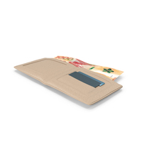 Wallet Cream Open Bill 1000 Hong Kong Dollars Money PNG & PSD Images