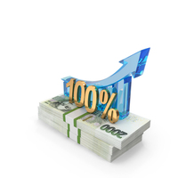 100 Percent Arrow Growth On 2000 Czech Korun Money Notes PNG & PSD Images