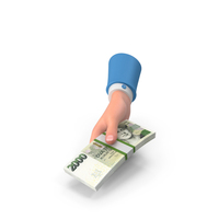 2000 Czech Korun Lot Giving Hand Money PNG & PSD Images