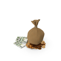 2000 Czech Korun Money Bag Gold Lots PNG & PSD Images