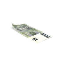 2000 Czech Korun Money Note Single Ground PNG & PSD Images
