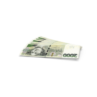 2000 Czech Korun Money Notes Currency Spread Ground PNG & PSD Images