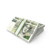 2000 Czech Korun Money Notes Lots On Ground Arrange PNG & PSD Images