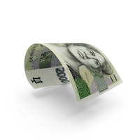2000 Czech Korun Note Fly Money PNG & PSD Images