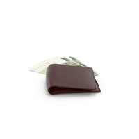 Brown Wallet 2000 Czech Korun Money Bills Ground PNG & PSD Images