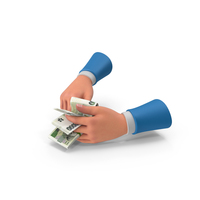 Counting 2000 Czech Korun Money Notes Hand Hold PNG & PSD Images