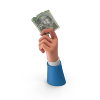 Currency One 2000 Czech Korun Money Split Note Hand Hold PNG & PSD Images