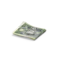 Double 2000 Czech Korun Fold Ground PNG & PSD Images