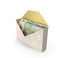 Envelop With 2000 Czech Korun Money Notes Currency Mail PNG & PSD Images