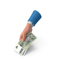 Giving 2000 Czech Korun Money Bill Hand Hold PNG & PSD Images