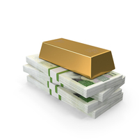 Gold Four Biscuits 2000 Czech Korun Lot Money PNG & PSD Images