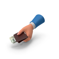 Hand Hold Money Wallet Bill 2000 Czech Korun Give PNG & PSD Images