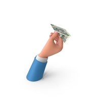 Hand Hold Paper Plane 2000 Czech Korun Note PNG & PSD Images