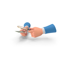 Hand Holding Magnify 2000 Czech Korun Note PNG & PSD Images