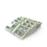 Lots Ground 2000 Czech Korun Money Notes PNG & PSD Images