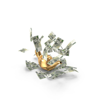 Magic Lamp 2000 Czech Korun Money Falling PNG & PSD Images