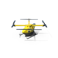 Aerial Cargo Delivery Drone PNG & PSD Images