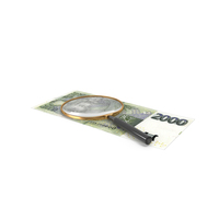 Single 2000 Czech Korun Magnify Find PNG & PSD Images