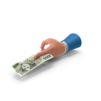 Two Finger Cash Give 2000 Czech Korun Money Note Hand Hold PNG & PSD Images
