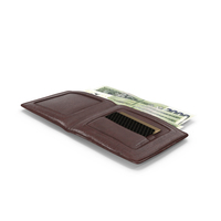 Wallet Open Currency Bill 2000 Czech Korun Money PNG & PSD Images