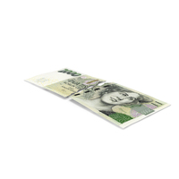 Split Two Pieces 2000 Czech Korun Money Note PNG & PSD Images