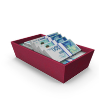 Box With Lots Israel 200 Shekels Money Notes PNG & PSD Images