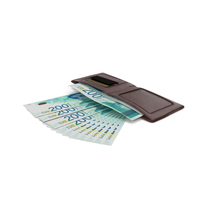 Brown Wallet Bill Israel 200 Shekels Money Coins PNG & PSD Images