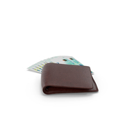 Brown Wallet Israel 200 Shekels Money Bills PNG & PSD Images