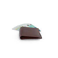 Brown Wallet Israel 200 Shekels Money Bills Ground PNG & PSD Images