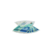 Israel 200 Shekels Bills Bank notes Money PNG & PSD Images