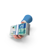 Israel 200 Shekels Holding Giving Bill Money PNG & PSD Images