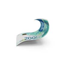 Israel 200 Shekels Money Falling Note Folded PNG & PSD Images
