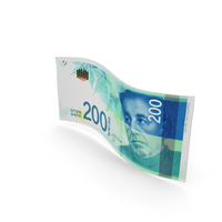 Israel 200 Shekels Money Flag Note PNG & PSD Images