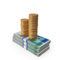 Israel 200 Shekels Money Notes With Gold Coins PNG & PSD Images