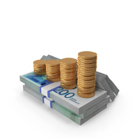 Israel 200 Shekels Money Notes With Graph Coins Lots PNG & PSD Images