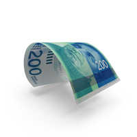 Israel 200 Shekels Note Fly Money PNG & PSD Images