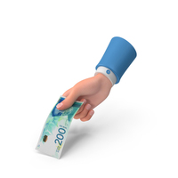 Right Hand Giving Israel 200 Shekels Note Money PNG & PSD Images