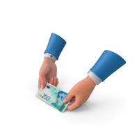 Single Israel 200 Shekels Money Note Give Hand Hold PNG & PSD Images