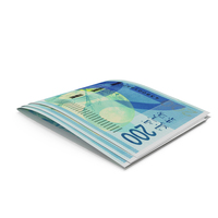 Two Israel 200 Shekels Note Fold Money PNG & PSD Images