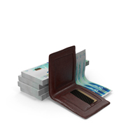 Wallet Open Israel 200 Shekels Money Bills Ground PNG & PSD Images